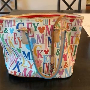 Disney Dooney & Bourke lettering tote
